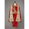 Habit complet du costume de Napoléon en velours rouge brodé or 1987 13