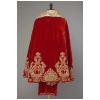 Habit complet du costume de Napoléon en velours rouge brodé or 1987 15