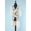 Manteau queue de pie 1900 en Irlande à motifs de fleurs 11