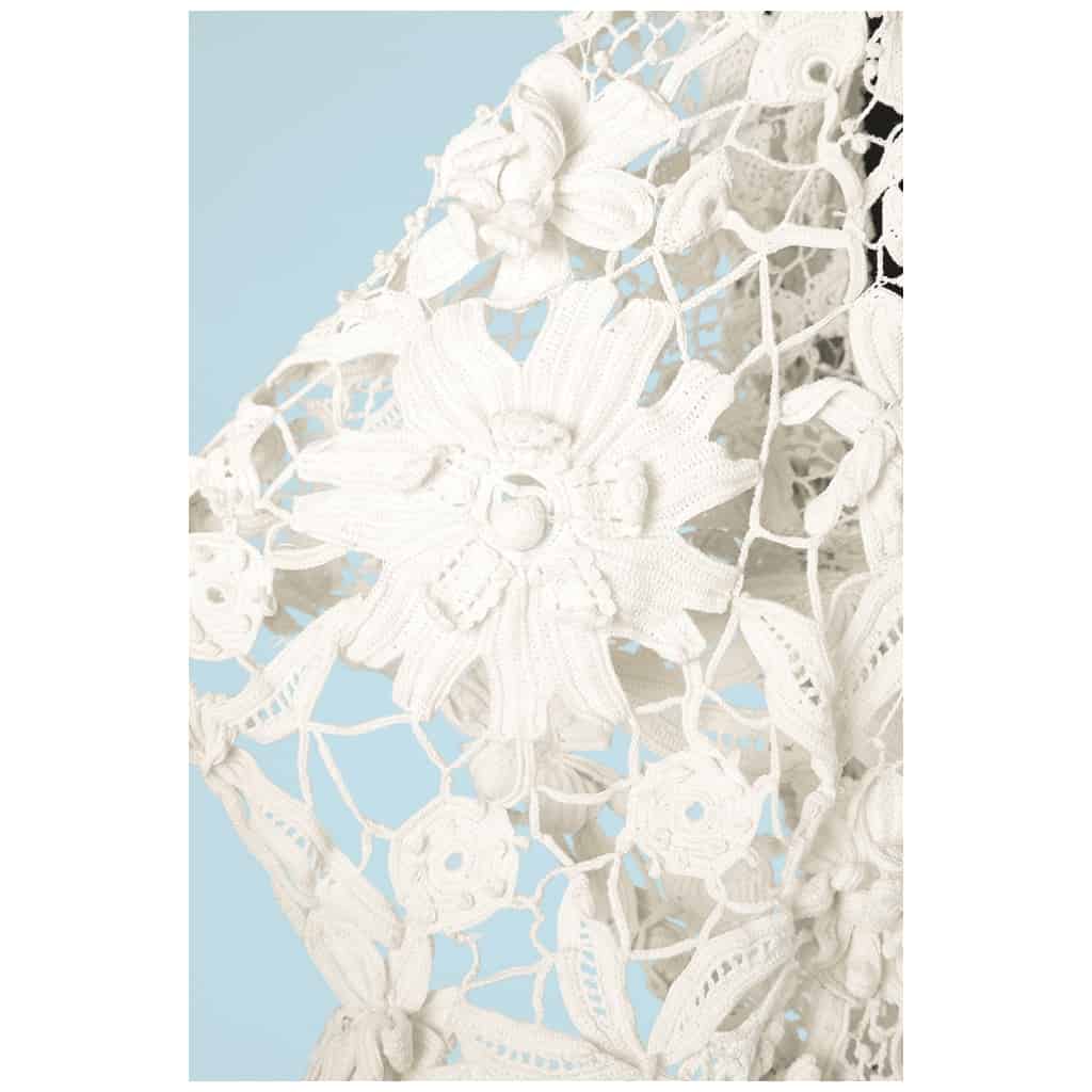 Manteau queue de pie 1900 en Irlande à motifs de fleurs 7