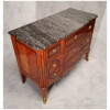 Commode Transition Louis XV, Louis XVI – Marqueterie Géométrique – Bois De Rose – 19ème 17