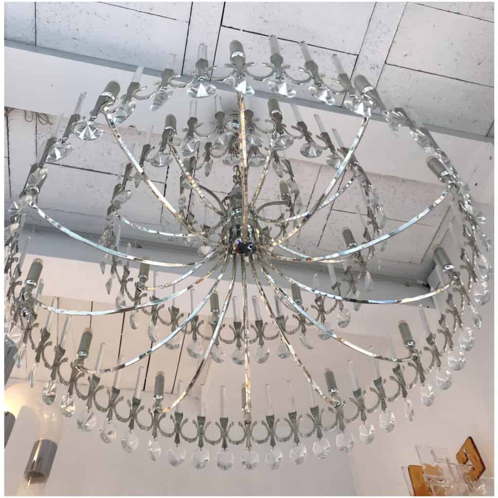Ovali Sciolari chandelier. Italy, 1970 4