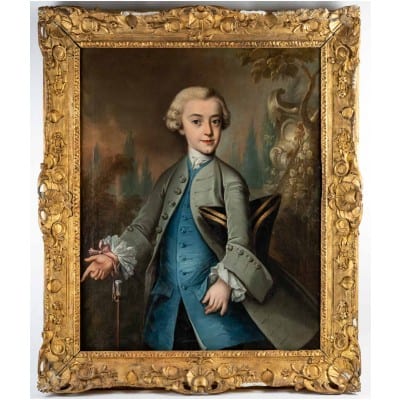 JPF Hauck. Gentleman in a frock coat 1755.
