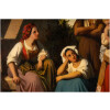 Léopold Robert 1794-1835. Paire De Tableaux. Au Puits Et Le Repos. 12