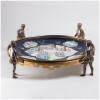 Plat en émail polychrome de Canton orné d’une monture en bronze doré et argenté, XIXe 13