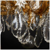 Lustre aux musiciens en bronze doré et cristal, XIXe 23
