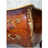 Commode Bombée De Style Louis XV – Marqueterie Florale – Bois De Rose & Palissandre – 19ème 23