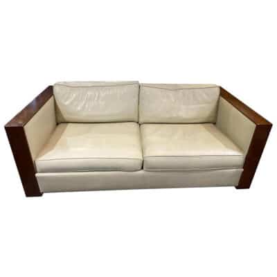 Chevalier, Leather Sofa Design 2 Places, XXth