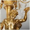 Lustre aux musiciens en bronze doré et cristal, XIXe 18