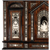 Buffet with two bodies in neo-Renaissance rosewood, XIXand 22