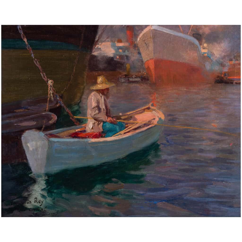 Jacques Marie Omer Camoreyt 1871-1963. Pêcheur Au Port. 4