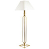 Lampadaire Laiton Doré Années 60 Maison Honoré 8
