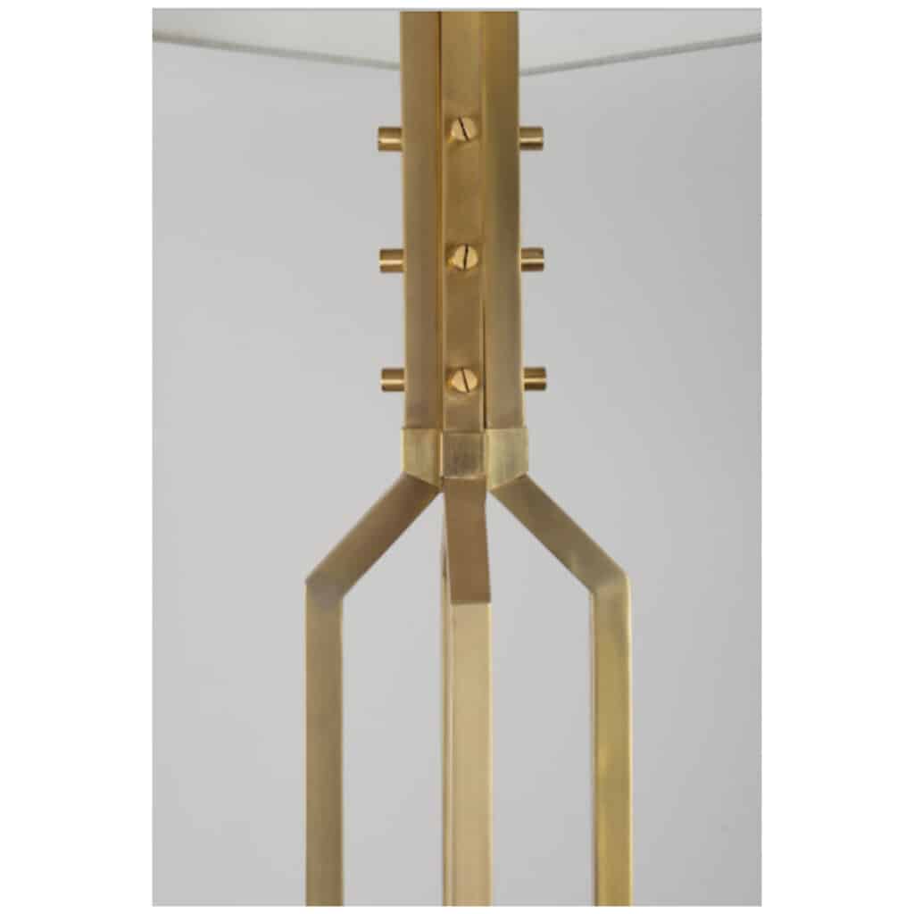 60s Golden Brass Floor Lamp Maison Honoré 4