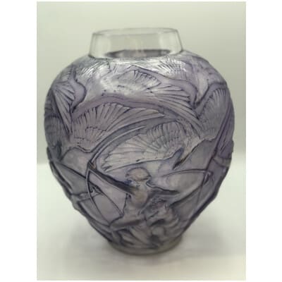 vase « archer » lalique 3