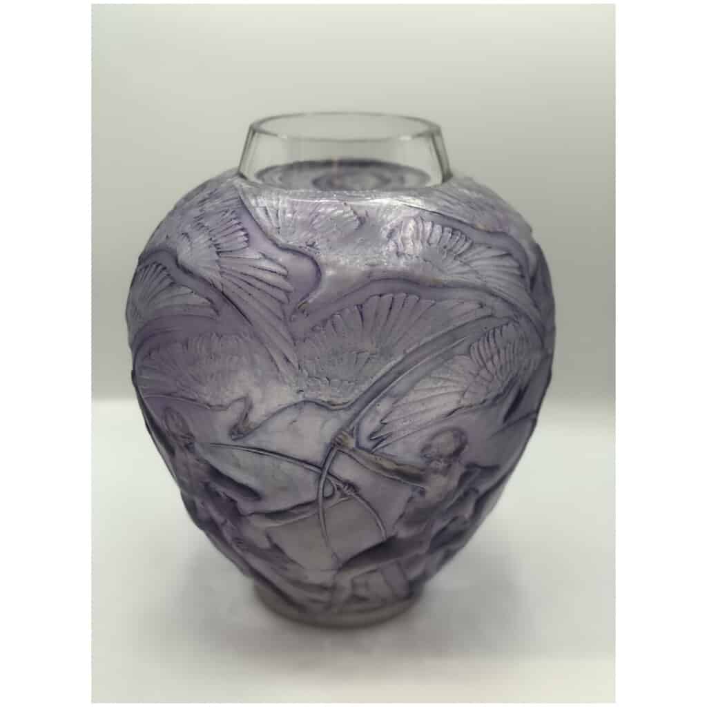 vase « archer » lalique 6