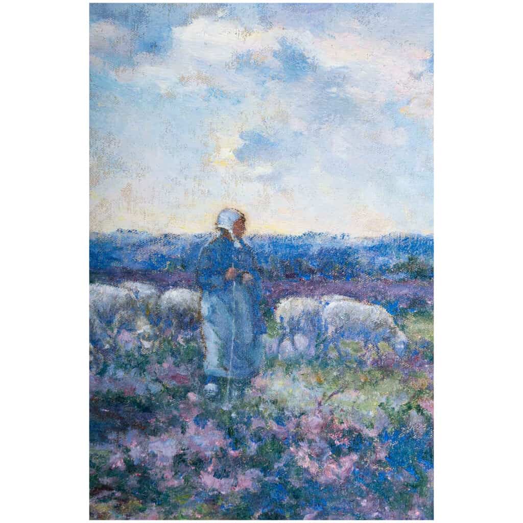 Michel Korochansky 1866-1925. Shepherdess in the Moor. 5