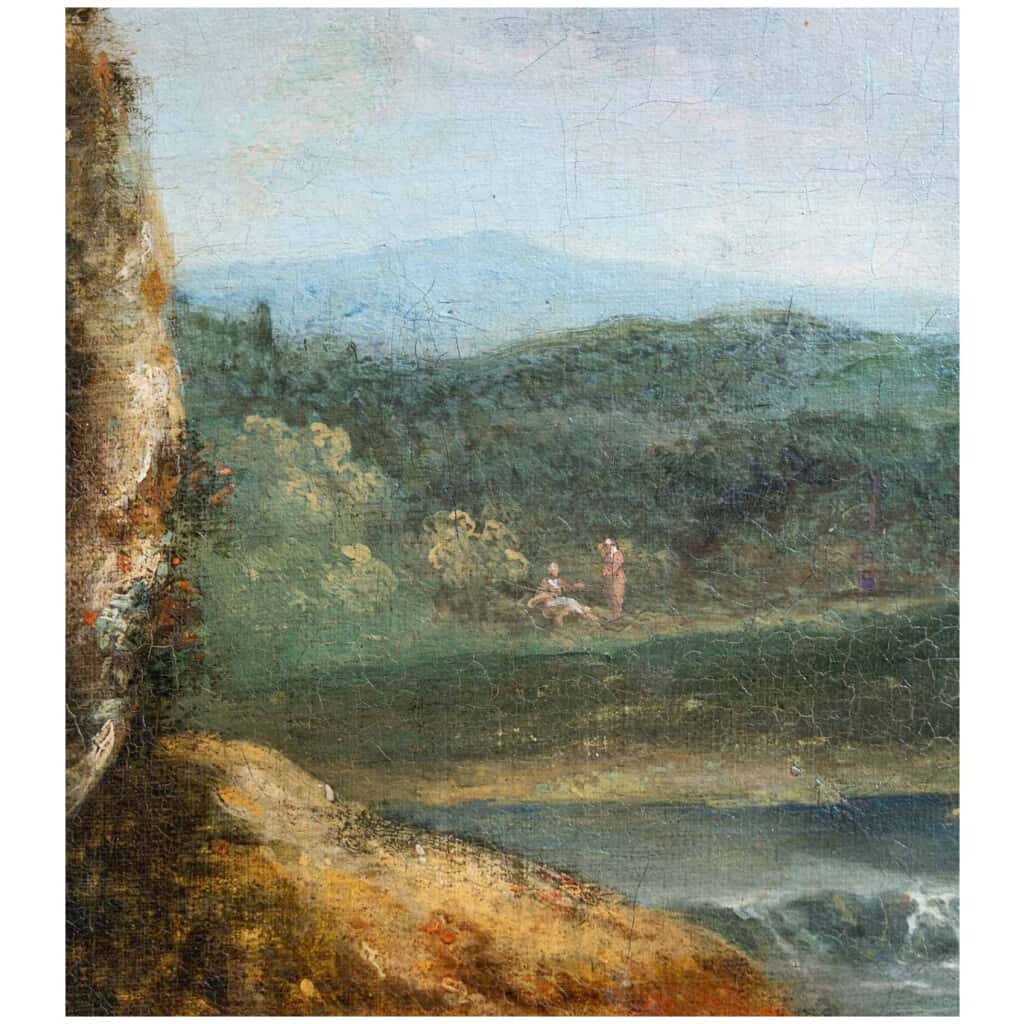 Richard Wilson (1714-1782). Paysage aux chutes d’eau. 7
