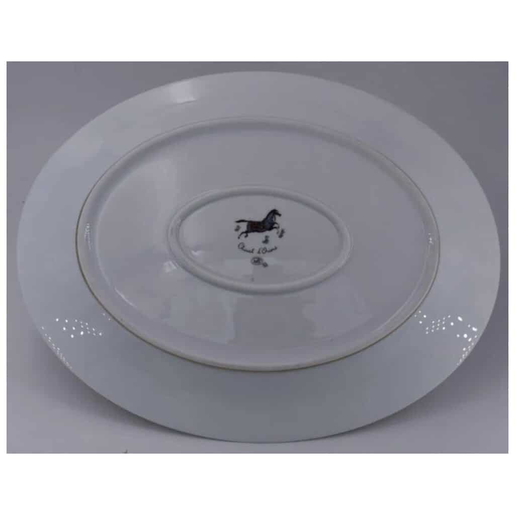 Hermès, Oval Porcelain Dish Collection « Cheval d’Orient » 4