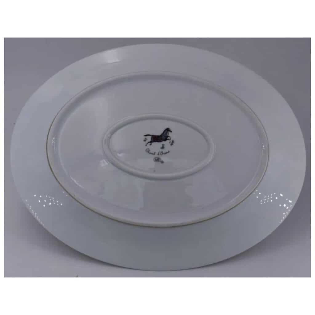 Hermès, Oval Porcelain Dish Collection « Cheval d’Orient » 4