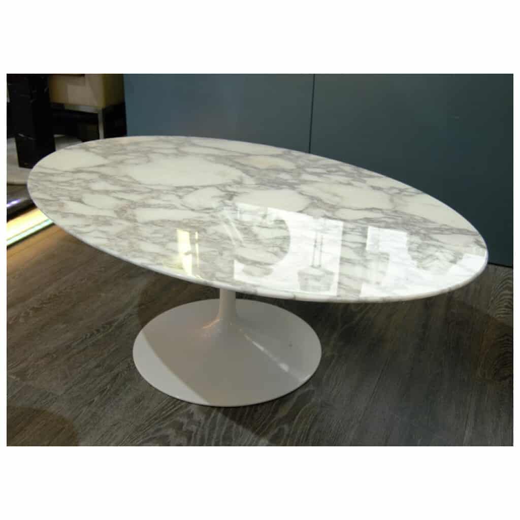 Eero Saarinen & Knoll International « Tulip » Oval coffee Table 5