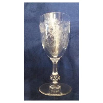 Partie de service de verres Saint Louis modèle CLEO. VENDU