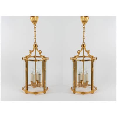 Pair of Louis style lanterns XVI.