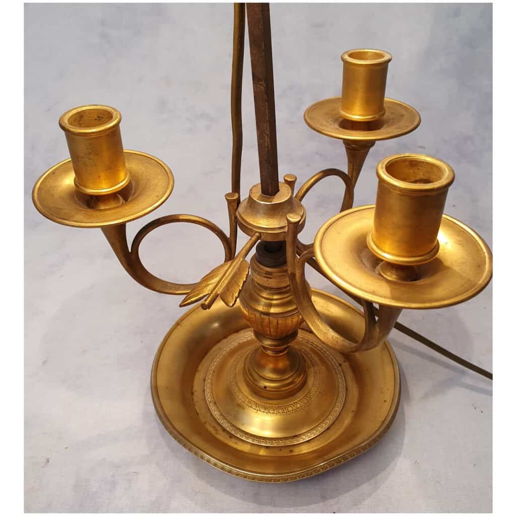 Lampe Bouillotte Époque Empire – Bronze – 19ème 8