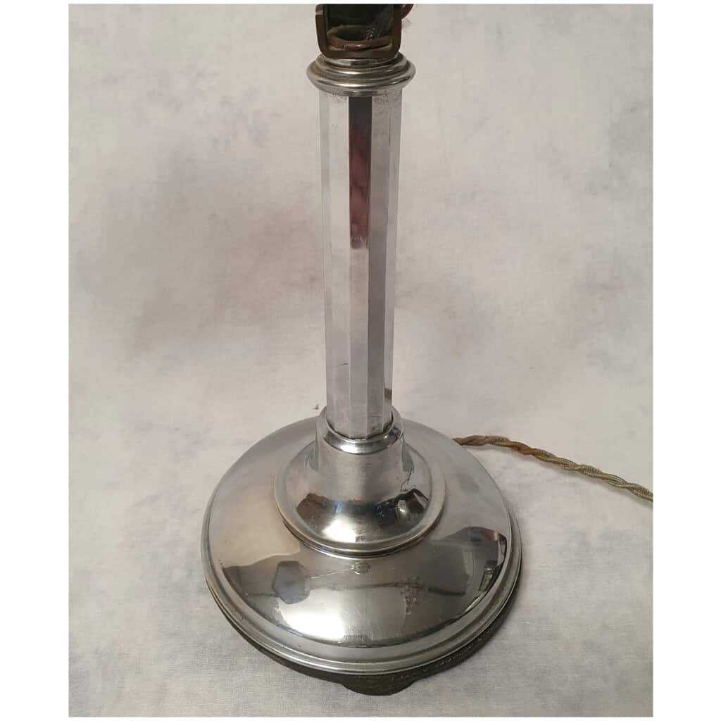 Pirouett Desk Lamp - Art Deco Period - Glass And Aluminum - Ca 1930 12