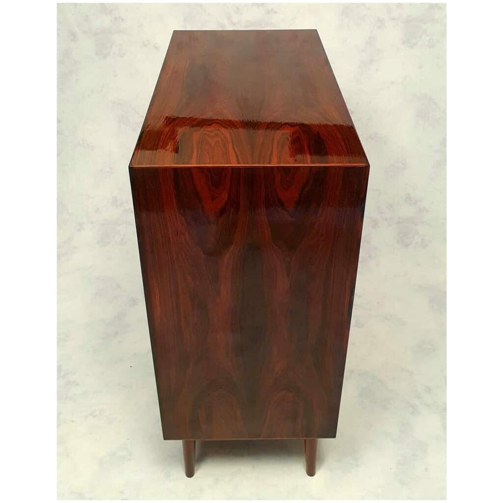 Tallboy High Dresser By Svend Langkilde - Langkilde Møbler - Rosewood - Ca 1950 12