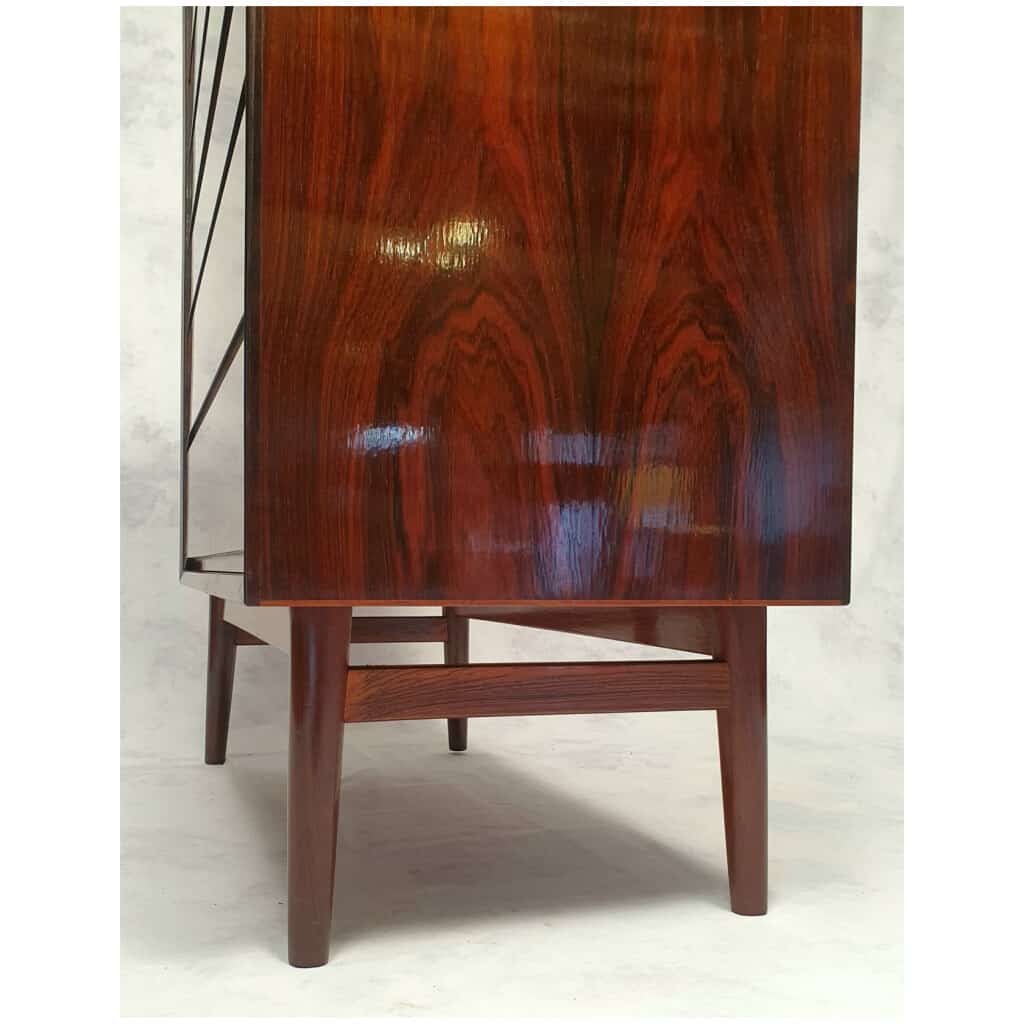 Tallboy High Dresser By Svend Langkilde - Langkilde Møbler - Rosewood - Ca 1950 11