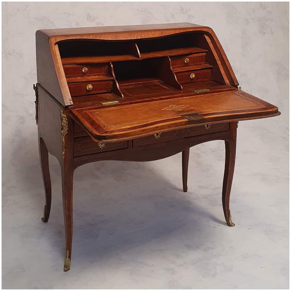 Secretary Transition Period Louis XV, Louis XVI – Rosewood & Palisander – 18th 5