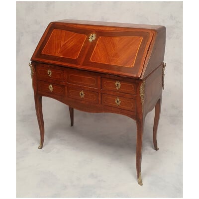 Secretary Transition Period Louis XV, Louis XVI – Rosewood & Palisander – 18th 3