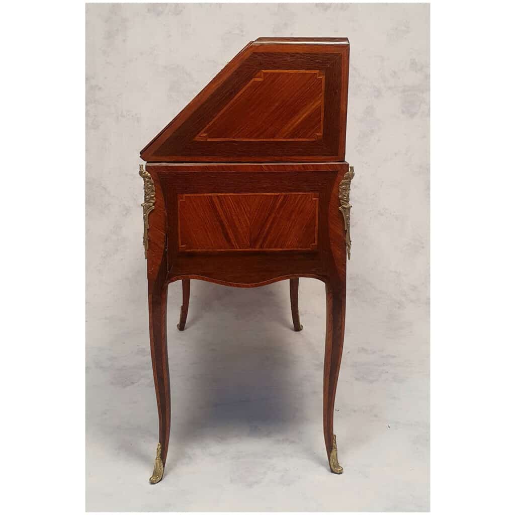 Secretary Transition Period Louis XV, Louis XVI – Rosewood & Palisander – 18th 10