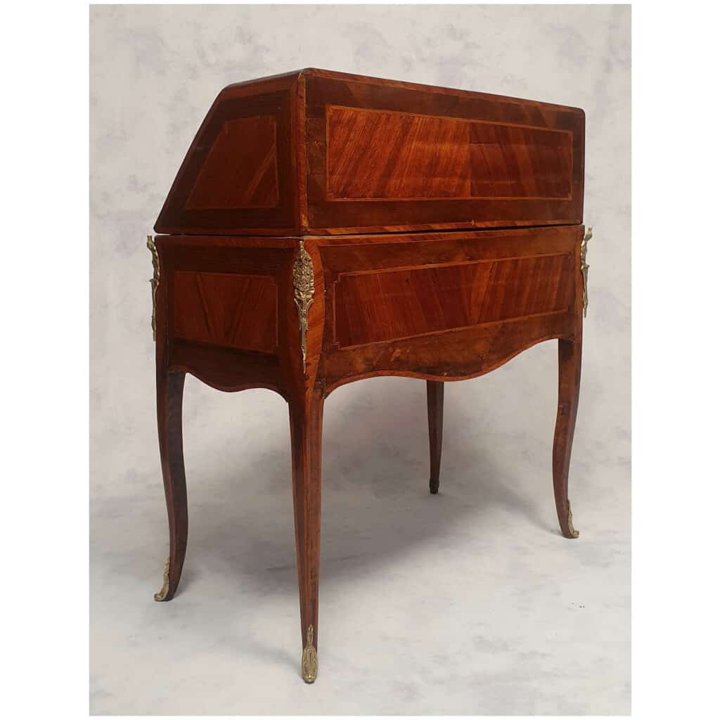 Secretary Transition Period Louis XV, Louis XVI – Rosewood & Palisander – 18th 11