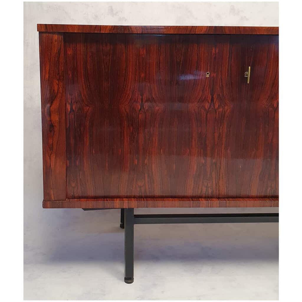 French Modernist Sideboard - Rosewood - Ca 1960 10