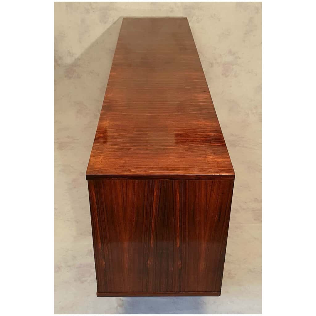 French Modernist Sideboard - Rosewood - Ca 1960 9