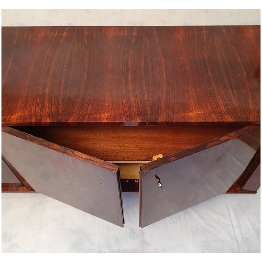 French Modernist Sideboard - Rosewood - Ca 1960 11