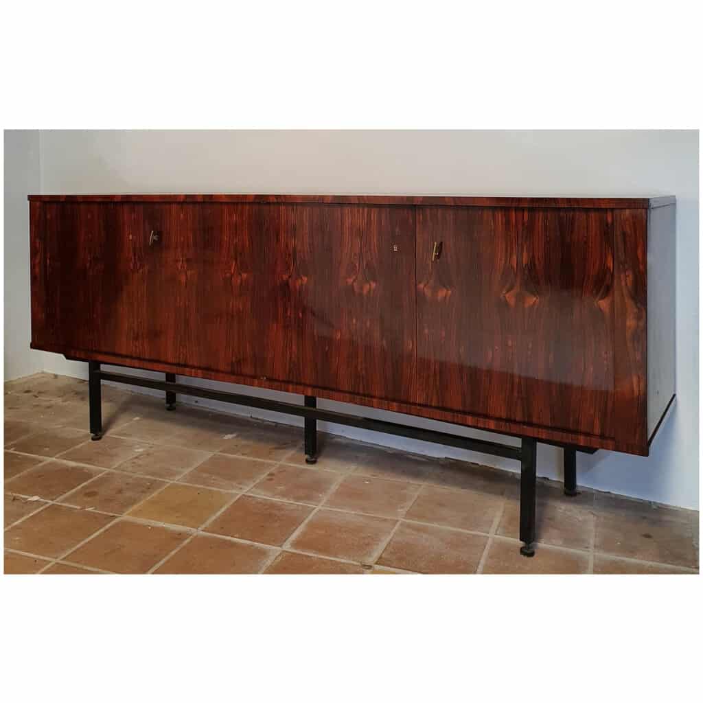 French Modernist Sideboard - Rosewood - Ca 1960 6