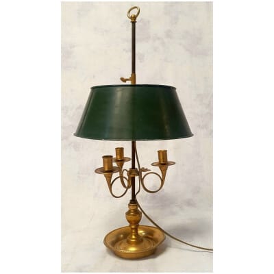 Lampe Bouillotte Époque Empire – Bronze – 19ème