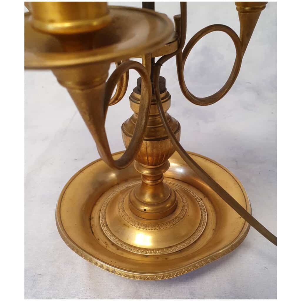 Lampe Bouillotte Époque Empire – Bronze – 19ème 9