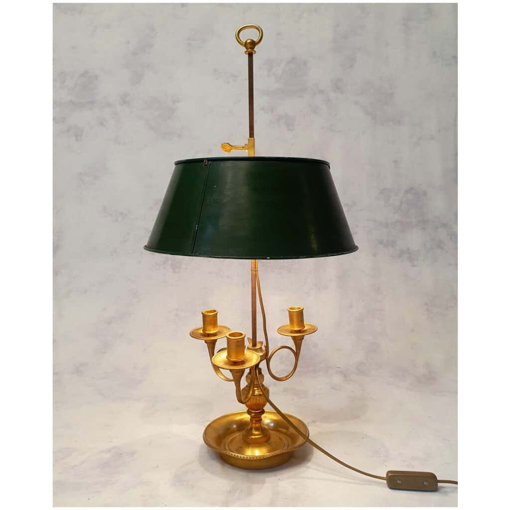 Lampe Bouillotte Époque Empire – Bronze – 19ème 6