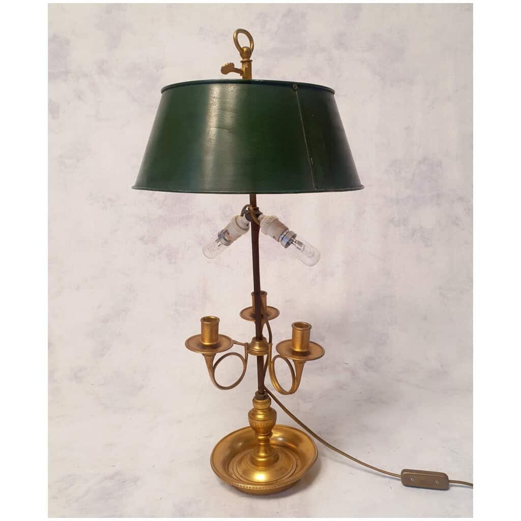 Lampe Bouillotte Époque Empire – Bronze – 19ème 13