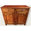 Low sideboard in molded walnut 19th century 12