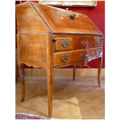 18th Century Mahogany Slope Desk Malouin 3