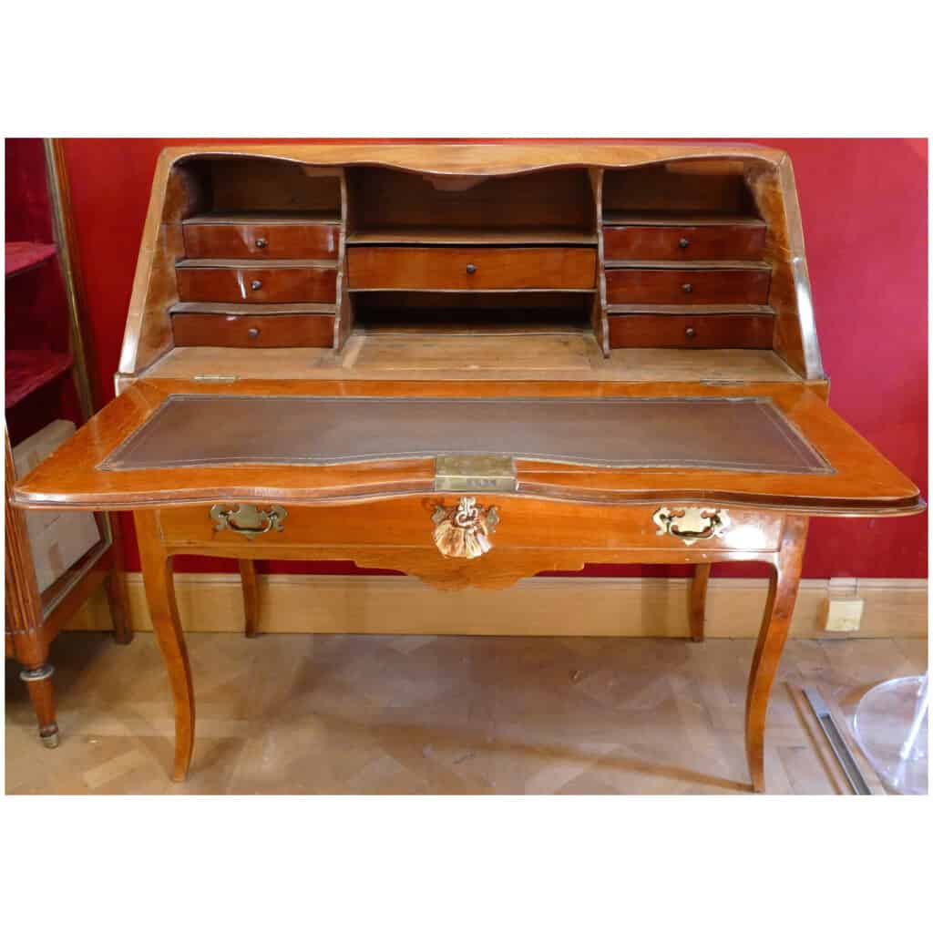 18th Century Mahogany Slope Desk Malouin 6