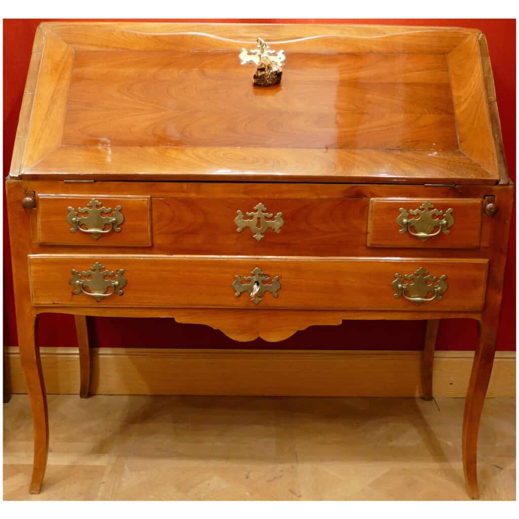 18th Century Mahogany Slope Desk Malouin 5