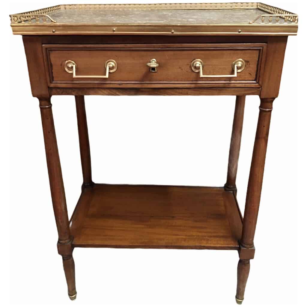 Small rectangular mahogany console circa 1800 5