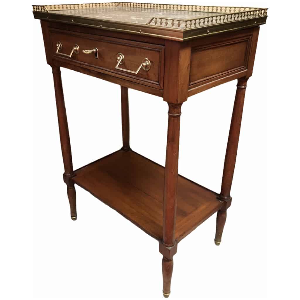 Small rectangular mahogany console circa 1800 6