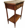 Petite console rectangulaire en acajou vers 1800 13