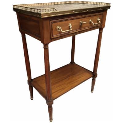 Small rectangular mahogany console circa 1800 3